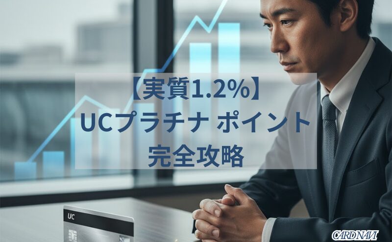 UCプラチナカードのポイントについて分析する専門家のイメージ