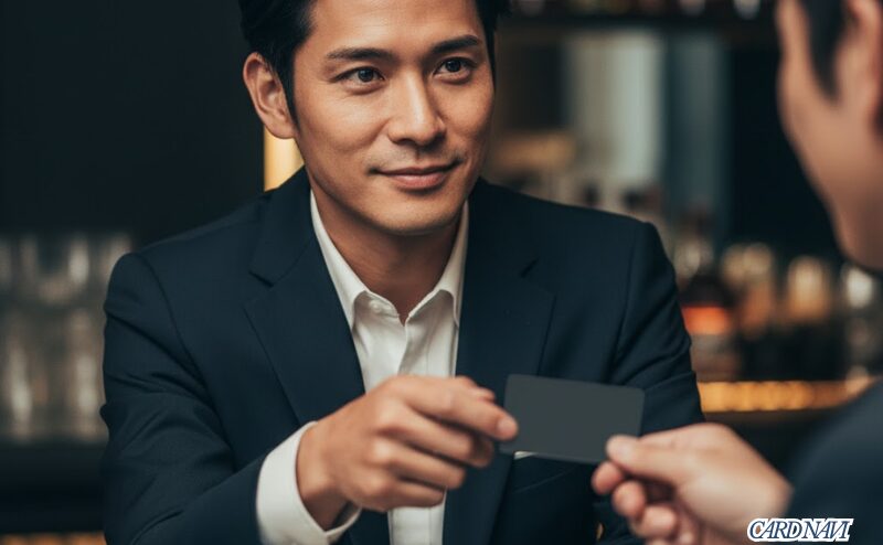 デートの会計でUCプラチナカードをスマートに使い、ステータス性を気にする男性