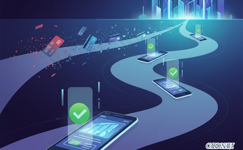 2025年に向けてスマホ決済へ移行していく未来のイメージ